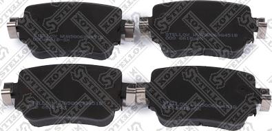 Stellox 000 661B-SX - Bremžu uzliku kompl., Disku bremzes www.autospares.lv