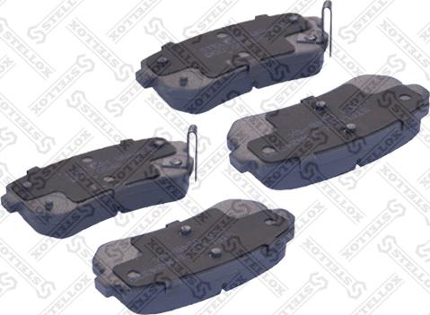 Stellox 000 054-SX - Brake Pad Set, disc brake www.autospares.lv