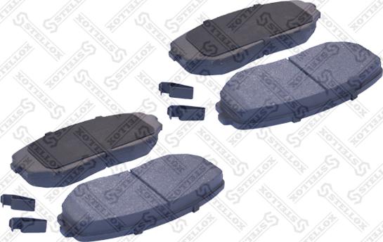 Stellox 000 066-SX - Brake Pad Set, disc brake www.autospares.lv