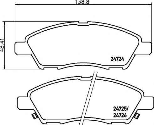 Stellox 000 068-SX - Тормозные колодки, дисковые, комплект www.autospares.lv