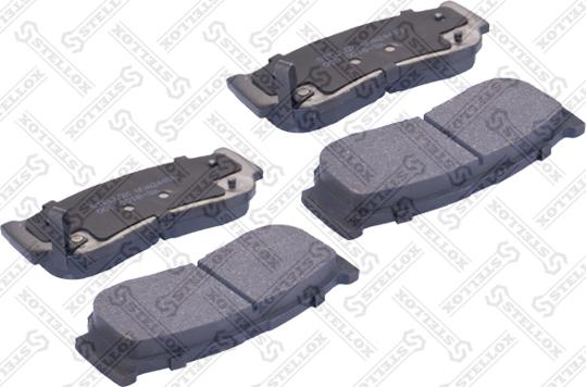 Stellox 000 001B-SX - Brake Pad Set, disc brake www.autospares.lv