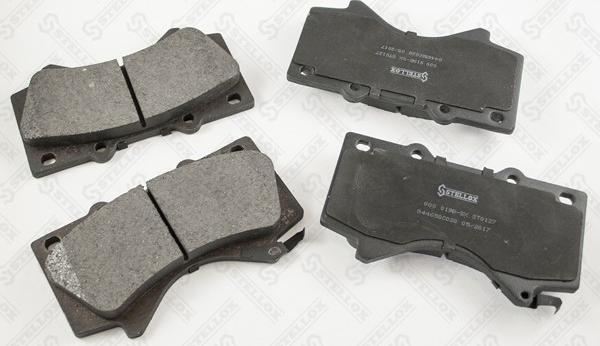 Stellox 000 019B-SX - Brake Pad Set, disc brake www.autospares.lv