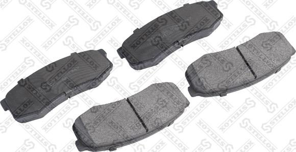 Stellox 000 010B-SX - Brake Pad Set, disc brake www.autospares.lv