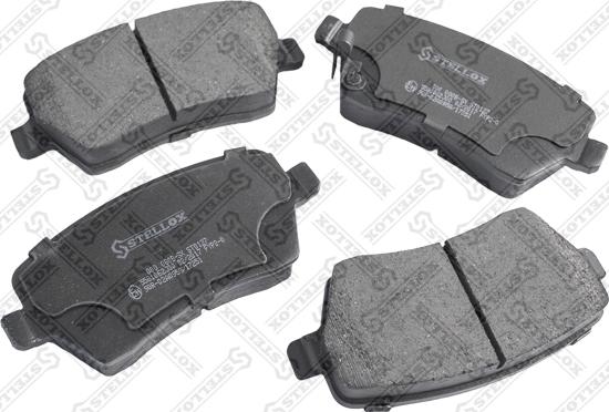 Stellox 000 080B-SX - Brake Pad Set, disc brake www.autospares.lv