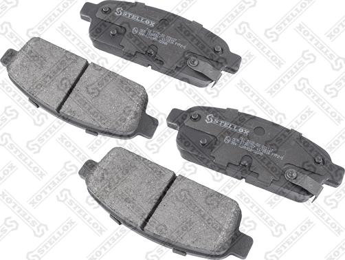 Stellox 000 022B-SX - Brake Pad Set, disc brake www.autospares.lv