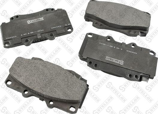 Stellox 000 161B-SX - Brake Pad Set, disc brake www.autospares.lv