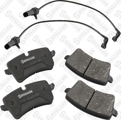 Stellox 000 312B-SX - Brake Pad Set, disc brake www.autospares.lv