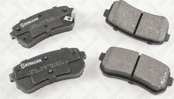 Stellox 001 087B-SX - Brake Pad Set, disc brake www.autospares.lv