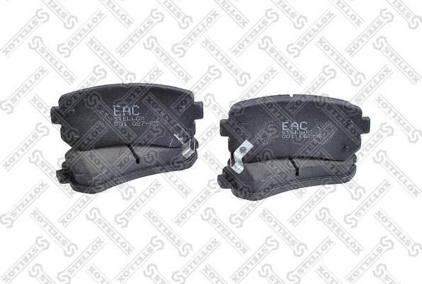 Stellox 001 087-SX - Brake Pad Set, disc brake www.autospares.lv