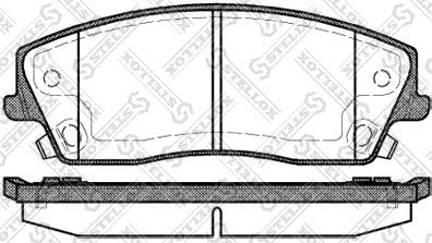 Ashika 50913 - Bremžu uzliku kompl., Disku bremzes www.autospares.lv