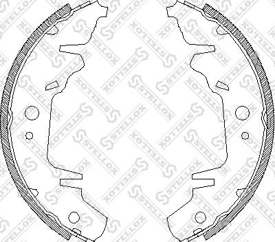 Stellox 031 100-SX - Bremžu loku komplekts www.autospares.lv