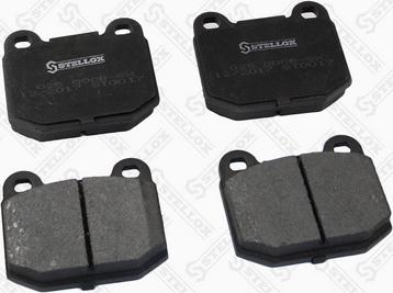 Stellox 025 000B-SX - Brake Pad Set, disc brake www.autospares.lv