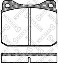 Valeo 671571 - Bremžu uzliku kompl., Disku bremzes autospares.lv