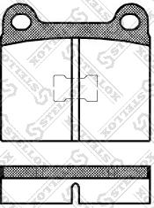 Stellox 028 000-SX - Brake Pad Set, disc brake www.autospares.lv