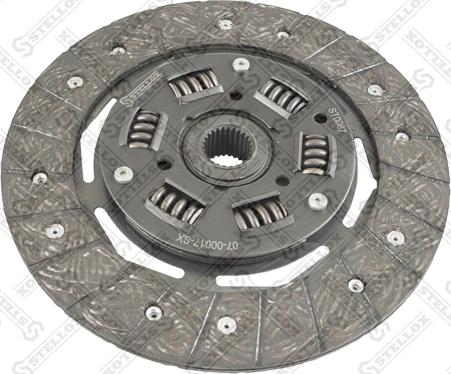 Stellox 07-00017-SX - Диск сцепления, фрикцион www.autospares.lv