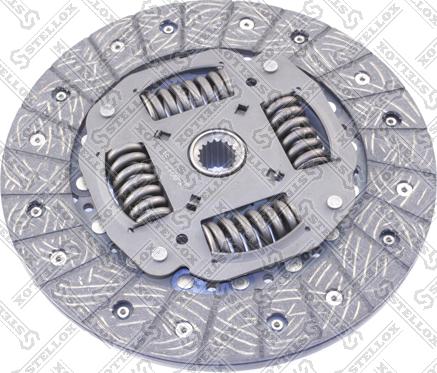 Stellox 07-00124-SX - Диск сцепления, фрикцион www.autospares.lv