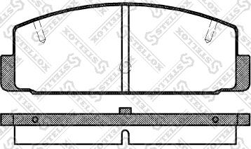 Stellox 190 020-SX - Bremžu uzliku kompl., Disku bremzes www.autospares.lv