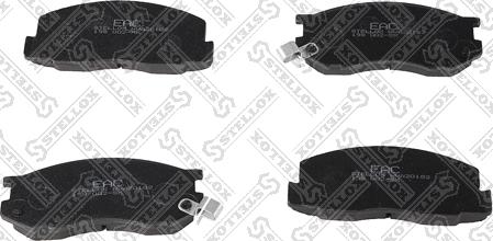 Stellox 198 002-SX - Brake Pad Set, disc brake www.autospares.lv