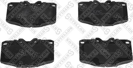 Stellox 143 000B-SX - Brake Pad Set, disc brake www.autospares.lv