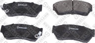 Stellox 158 022B-SX - Brake Pad Set, disc brake www.autospares.lv