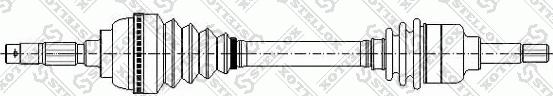 Stellox 158 1035-SX - Piedziņas vārpsta autospares.lv