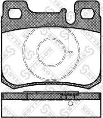 Stellox 168 020B-SX - Bremžu uzliku kompl., Disku bremzes www.autospares.lv