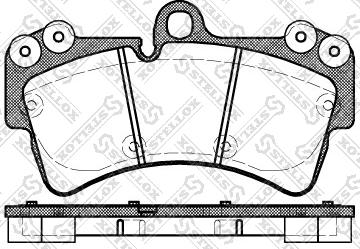 Stellox 1006 000B-SX - Bremžu uzliku kompl., Disku bremzes autospares.lv