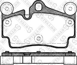 Stellox 1007 000-SX - Bremžu uzliku kompl., Disku bremzes autospares.lv