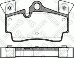 Stellox 1007 010-SX - Bremžu uzliku kompl., Disku bremzes autospares.lv