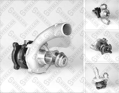 Stellox 10-80305-SX - Турбина, компрессор www.autospares.lv