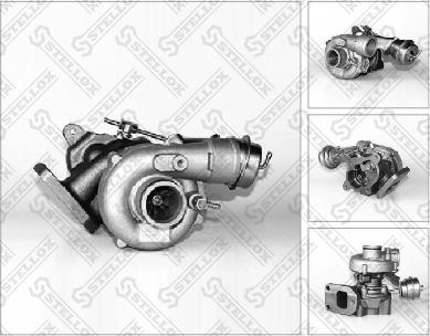 Stellox 10-80307-SX - Турбина, компрессор www.autospares.lv