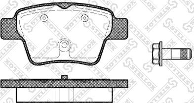 EMGRAND (GEELY) 1064001725 - Тормозные колодки, дисковые, комплект www.autospares.lv