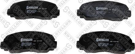 Stellox 189 010-SX - Brake Pad Set, disc brake www.autospares.lv