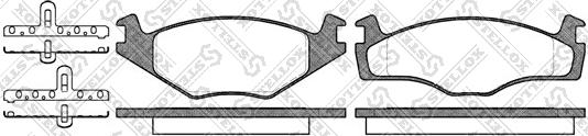 Stellox 182 000-SX - Brake Pad Set, disc brake www.autospares.lv