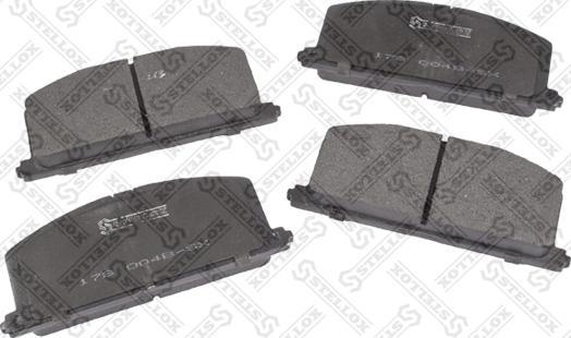 Stellox 178 004B-SX - Brake Pad Set, disc brake www.autospares.lv