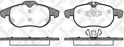 Stellox 899 000B-SX - Brake Pad Set, disc brake www.autospares.lv