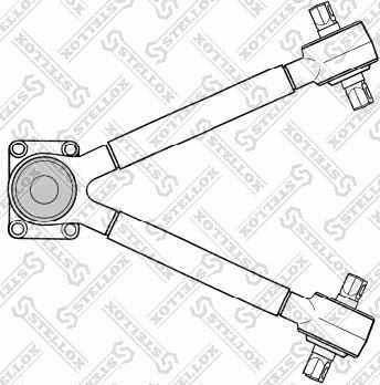 Stellox 84-11722-SX - Neatkarīgās balstiekārtas svira, Riteņa piekare www.autospares.lv