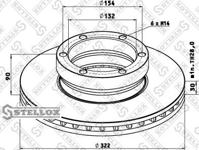 NK 204815 - Bremžu diski www.autospares.lv