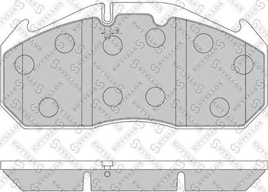 Stellox 85-01405-SX - Bremžu uzliku kompl., Disku bremzes autospares.lv