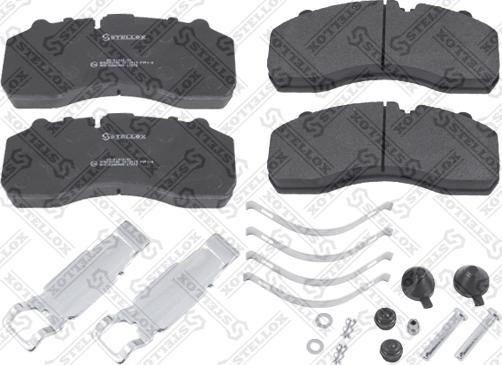 Stellox 85-01412-SX - Brake Pad Set, disc brake www.autospares.lv