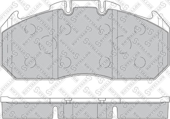 Stellox 85-01425-SX - Bremžu uzliku kompl., Disku bremzes www.autospares.lv