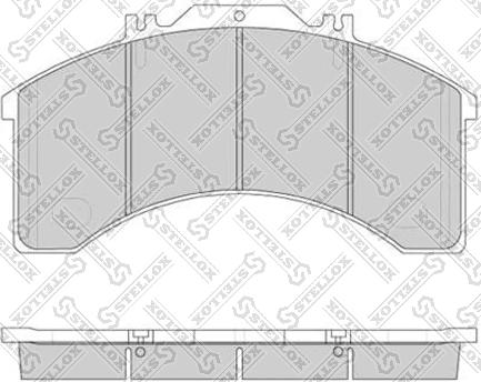 Stellox 85-11402-SX - Bremžu uzliku kompl., Disku bremzes www.autospares.lv