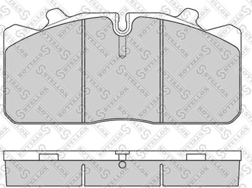 Stellox 85-11416-SX - Bremžu uzliku kompl., Disku bremzes www.autospares.lv