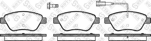 Stellox 869 001-SX - Brake Pad Set, disc brake www.autospares.lv