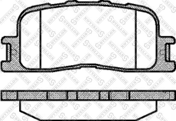 Klaxcar France 24532z - Brake Pad Set, disc brake www.autospares.lv