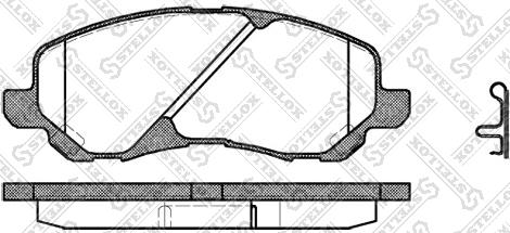 TSN 44928 - Bremžu uzliku kompl., Disku bremzes autospares.lv