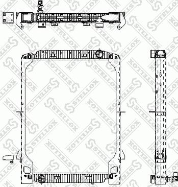 Stellox 81-03319-SX - Radiators, Motora dzesēšanas sistēma www.autospares.lv