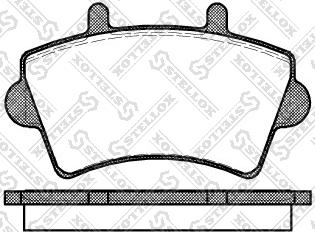 Stellox 830 000-SX - Bremžu uzliku kompl., Disku bremzes autospares.lv