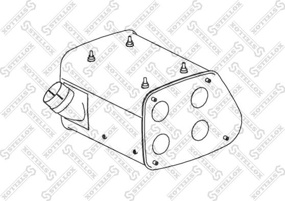 Stellox 82-03066-SX - Vidējais / Gala izpl. gāzu trokšņa slāpētājs www.autospares.lv