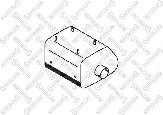 Stellox 82-03068-SX - Vidējais / Gala izpl. gāzu trokšņa slāpētājs www.autospares.lv